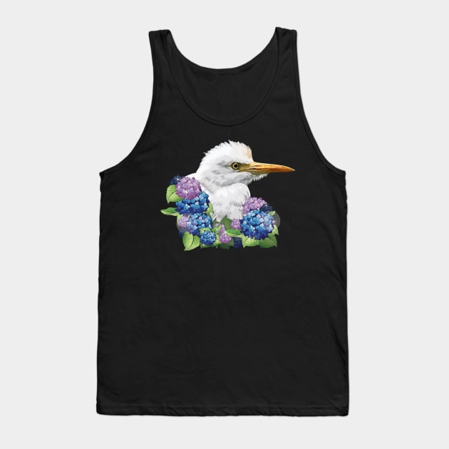 cattle egret Tank Top by obscurite